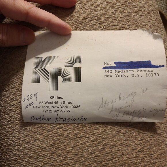 Original Stonehedge At Sunrise Photograph Signed By Artist Arthur Krasinsky - Picture 3 of 4